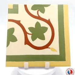 Aelle Carrelage Carrelage sol / mur effet ciment 20x20 cm 1900 GAUDI 3 ANGLE- Carrelage Sol Effet Carreaux De Ciment