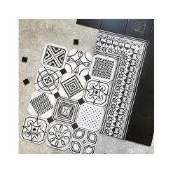 Aelle Carrelage Carrelage Sol Pour Cuisine|Carrelage Sol Effet Carreaux De Ciment<Carrelage sol / mur effet ciment mmotif feutré 20x20 cm VODEVIL BELLARIA 3 ANGLE