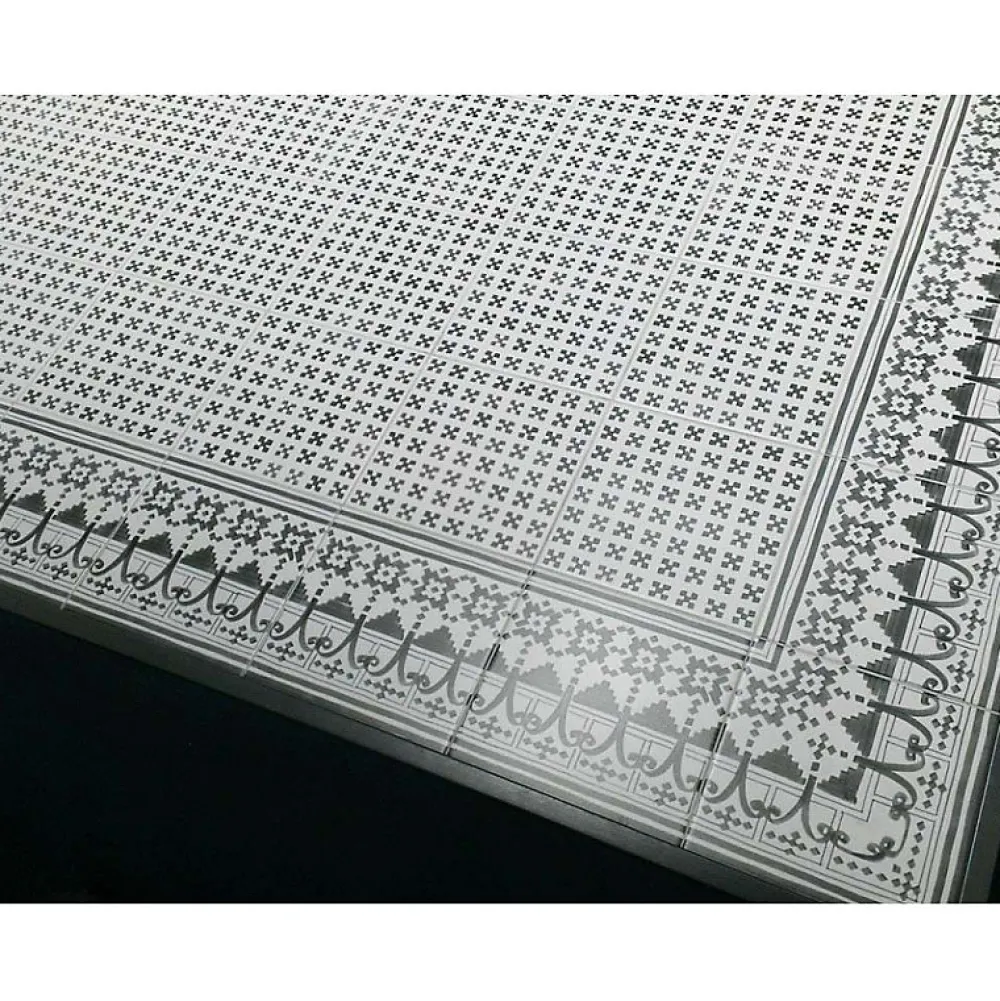 Aelle Carrelage Carrelage Sol Pour Cuisine|Carrelage Sol Effet Carreaux De Ciment<Carrelage sol / mur effet ciment mmotif feutré 20x20 cm VODEVIL BELLARIA 3 ANGLE