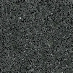 Eiffel art construction Carrelage Sol Effet Terrazzo<Carrelage sol / mur effet terrazzo noir brillant 80x80 cm MISCELA GRAFITO POLISHED(vendu par boite de 1.26m2)