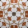 Aelle Carrelage Carrelage sol / mur effet ciment à motif 20x20 cm RIVOLI - AUSTIN- Carrelage Sol Effet Carreaux De Ciment