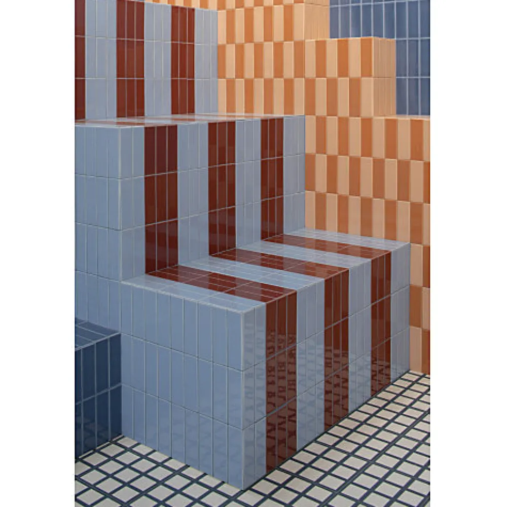 Aelle Carrelage Carrelage sol / mur effet ciment à motif 20x20 cm RIVOLI - AUSTIN- Carrelage Sol Effet Carreaux De Ciment