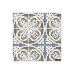 Aelle Carrelage Carrelage sol / mur effet ciment motif coloré 20x20 cm ART NOUVEAU MUSIC HALL- Carrelage Sol Effet Carreaux De Ciment