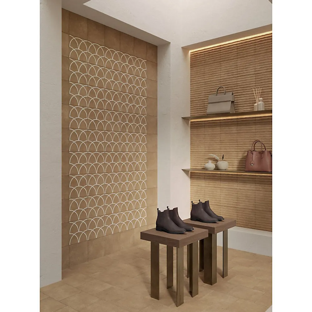 Eiffel art construction Carrelage Sol Effet Carreaux De Ciment<Carrelage sol / mur effet ciment 20x20 cm TERRACRETA Forma Vitrea Chamotte(vendu par boite de 1.20m2)