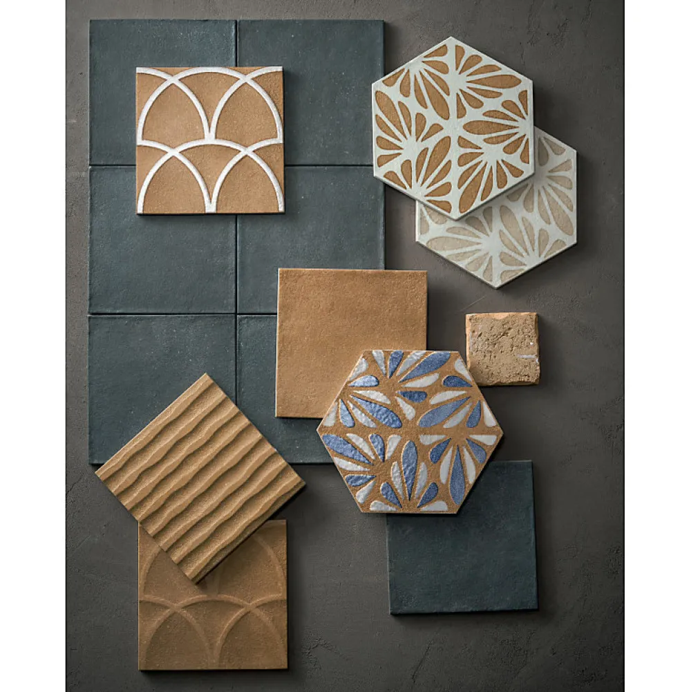 Eiffel art construction Carrelage Sol Effet Carreaux De Ciment<Carrelage sol / mur effet ciment 20x20 cm TERRACRETA Forma Vitrea Chamotte(vendu par boite de 1.20m2)