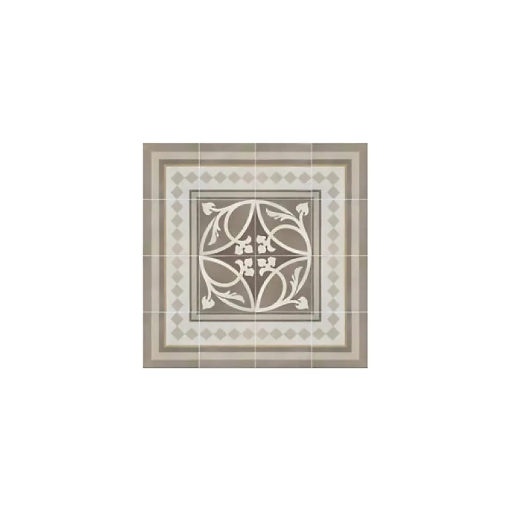 Aelle Carrelage Carrelage Sol Effet Carreaux De Ciment|Carrelage Sol Pour Cuisine<Carrelage sol / mur effet ciment beige 20x20 cm - CAPRICE LOIRE ANGLE