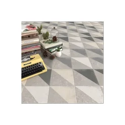 Aelle Carrelage Carrelage sol / mur effet ciment 20x20 cm NASSAU TIROL GRIS NASSAU PATCHWORK- Carrelage Sol Uni