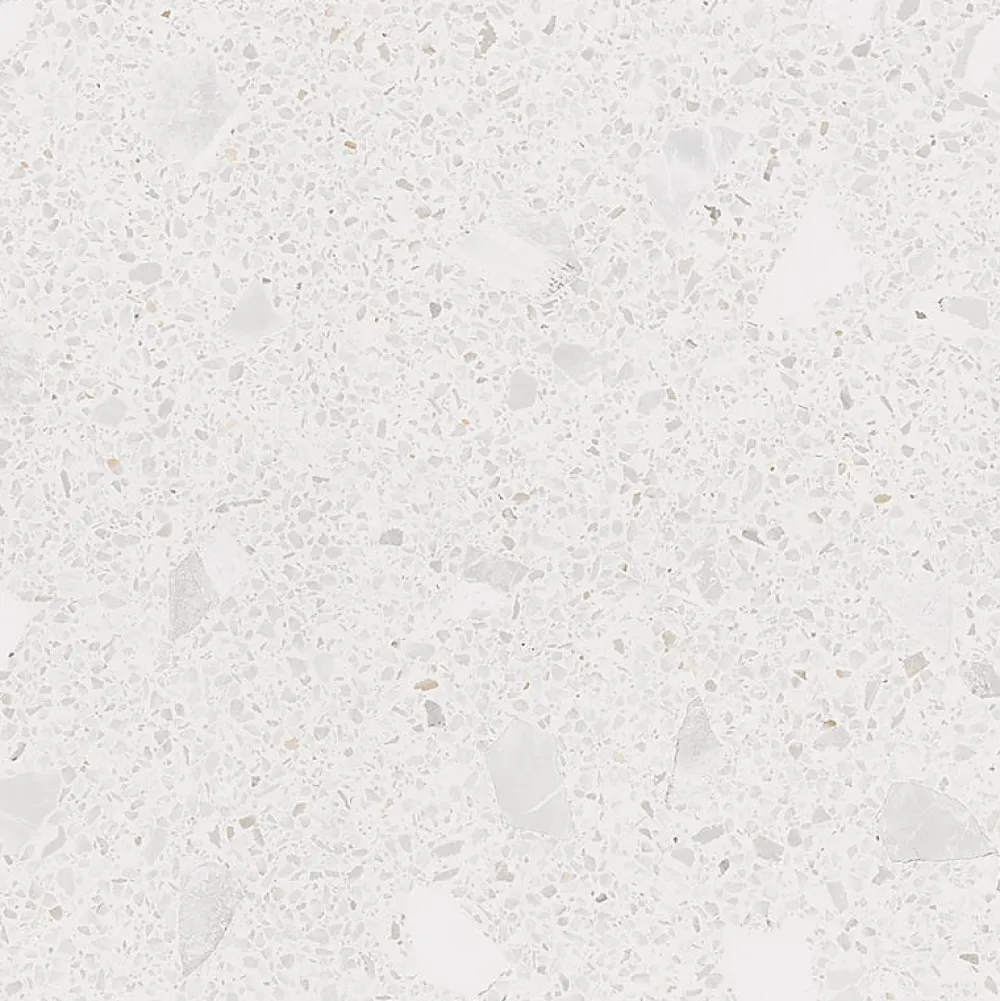 Eiffel art construction Carrelage Sol Effet Terrazzo<Carrelage sol / mur effet terrazzo blanc 60x60 cm MISCELA NACAR(vendu par boite de 1.44m2)