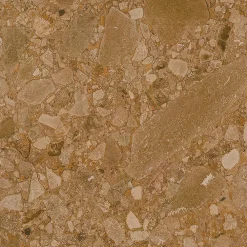 Aelle Carrelage Carrelage sol / mur effet terrazzo marron 60x60 cm BROWN WASH- Carrelage Sol Effet Pierre