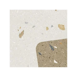 Eiffel art construction Carrelage Sol Effet Terrazzo<Carrelage sol / mur effet terrazzo 20x20 cm Croccante Barchetto Multicolor - Patchwork (vendu par boite de 1m2)