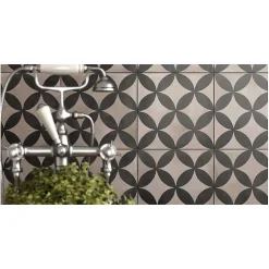 Eiffel art construction Carrelage sol / mur effet ciment 20x20 cm TERRA ASTRO- Carrelage Sol Pour Cuisine