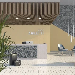 Eiffel art construction Carrelage sol / mur effet terrazzzo coloré à motif 20x20 cm STRACCIATELLA ZELTEN(vendu par boite 1m2)- Carrelage Sol Effet Terrazzo