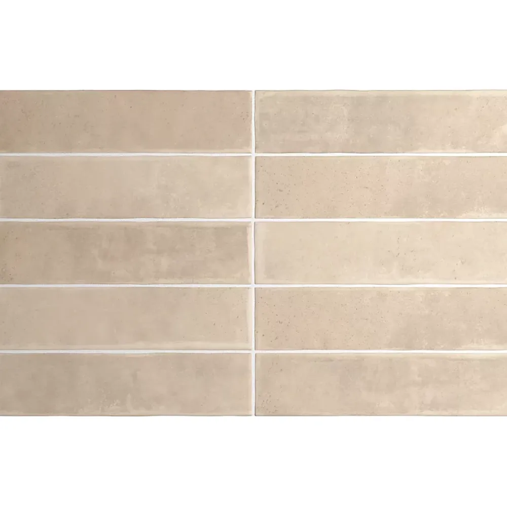Aelle Carrelage Carrelage Sol Pour Wc|Carrelage Sol Uni<carrelage sol / mur effet zellige bejmat beige 6x24,6 cm mate ARGILE SIENA