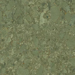 Aelle Carrelage Carrelage sol / mur effet terrazzo vert 80x80 cm GREEN GIADA- Carrelage Sol Effet Pierre