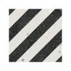 Eiffel art construction Carrelage sol / mur effet terrazzo 20x20 cm Croccante Pastiera Grafito(vendu par boite de 1m2)- Carrelage Sol Effet Terrazzo