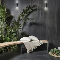Aelle Carrelage Carrelage sol / mur effet bois bambou à relief 60x120 cm ARTWOOD RIBBON BLACK- Carrelage Sol Pour Cuisine|Carrelage Sol Pour Pièce À Vivre