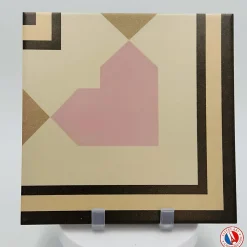Aelle Carrelage Carrelage sol / mur effet ciment 20x20 cm 1900 ROURA 3 ANGLE- Carrelage Sol Effet Carreaux De Ciment|Carrelage Sol Pour Cuisine
