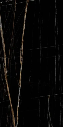 Limcaro Carrelage sol / mur effet marbre noir ELEGANCE BLACK l.60 x L.120 cm Brilliant- Carrelage Sol Effet Marbre