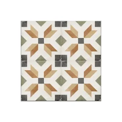Aelle Carrelage Carrelage Sol Pour Cuisine|Carrelage Sol Effet Carreaux De Ciment<Carrelage sol / mur effet ciment motif coloré 20x20 cm ART NOUVEAU EMPIRE COLOUR