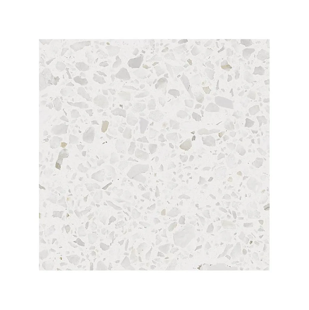 Eiffel art construction Carrelage sol / mur effet terrazzzo blanc 20x20 cm STRACCIATELLA BATTUTO NACAR (vendu par boite 1m2)- Carrelage Sol Effet Terrazzo