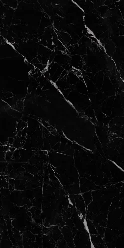 Limcaro Carrelage Sol Effet Marbre|Carrelage Sol Pour Salle De Bains<Carrelage sol / mur effet marbre noir SAINT LAURENT l.60 x L.120 cm Brilliant