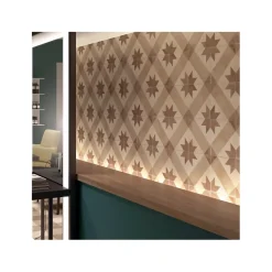Eiffel art construction Carrelage sol / mur effet ciment motif étoile 20x20 cm TERRA STELLA- Carrelage Sol Uni