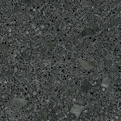 Eiffel art construction Carrelage sol / mur effet terrazzo noir 80x80 cm MISCELA R GRAFITO(vendu par boite de 1.28m2)- Carrelage Sol Effet Terrazzo|Carrelage Sol Pour Cuisine