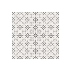 Aelle Carrelage Carrelage sol / mur effet ciment 20x20 cm PUKAO BLANCO NASSAU- Carrelage Sol Effet Carreaux De Ciment