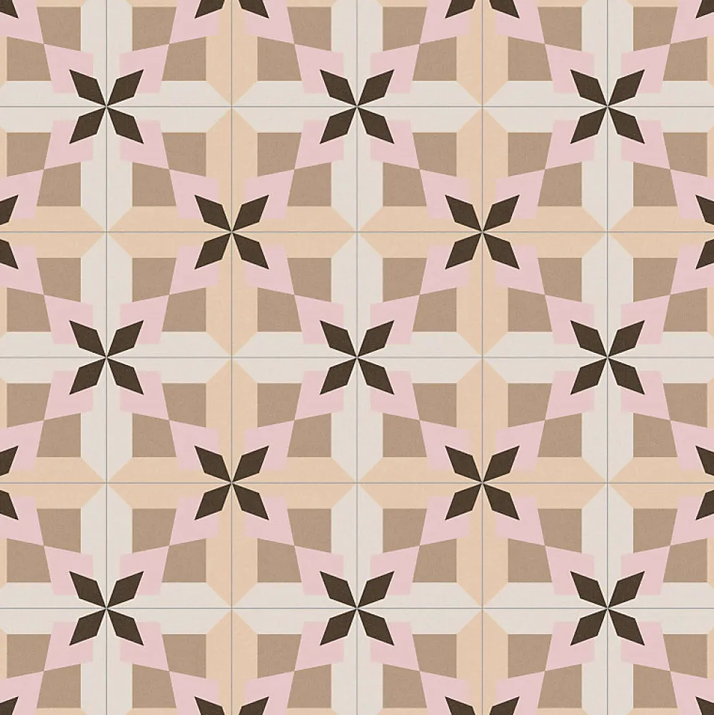 Aelle Carrelage Carrelage Sol Effet Carreaux De Ciment<Carrelage sol / mur effet ciment 20x20 cm 1900 MORERA BEIGE