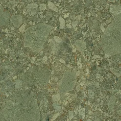 Aelle Carrelage Carrelage Sol Effet Pierre<Carrelage sol / mur effet terrazzo vert 60x60 cm GREEN GIADA