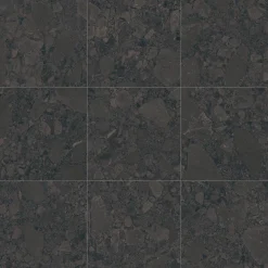 Aelle Carrelage Carrelage sol / mur effet terrazzo noir 60x60 cm BLACK R SPACE- Carrelage Sol Effet Pierre