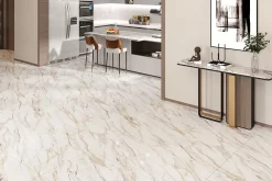 Limcaro Carrelage Sol Effet Marbre<Carrelage sol / mur effet marbre blanc ZEBRINO GOLD l.60 x L.120 cm Brillant