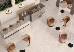 Limcaro Carrelage sol / mur effet marbre rose ONYX LIMESTONE l.60 x L.120 cm Brilliant- Carrelage Sol Effet Marbre|Carrelage Sol Pour Pièce À Vivre