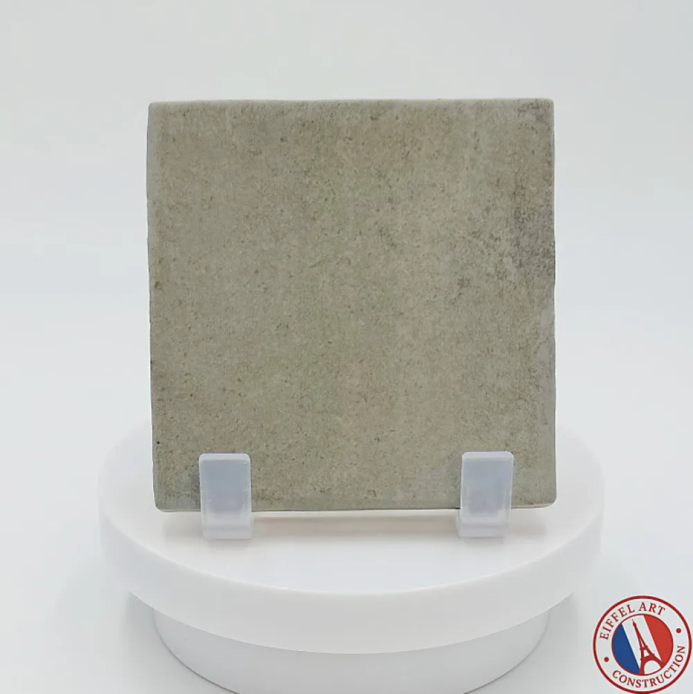 Aelle Carrelage carrelage sol / mur effet zellige bejmat gris 10x10 cm mate ARGILE CONCRETE- Carrelage Sol Uni|Carrelage Sol Pour Salle De Bains