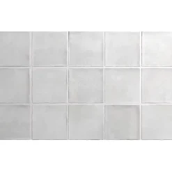 Aelle Carrelage Carrelage Sol Uni|Carrelage Sol Pour Wc<carrelage sol / mur effet zellige bejmat 10x10 cm blanc gris mate ARGILE ICE