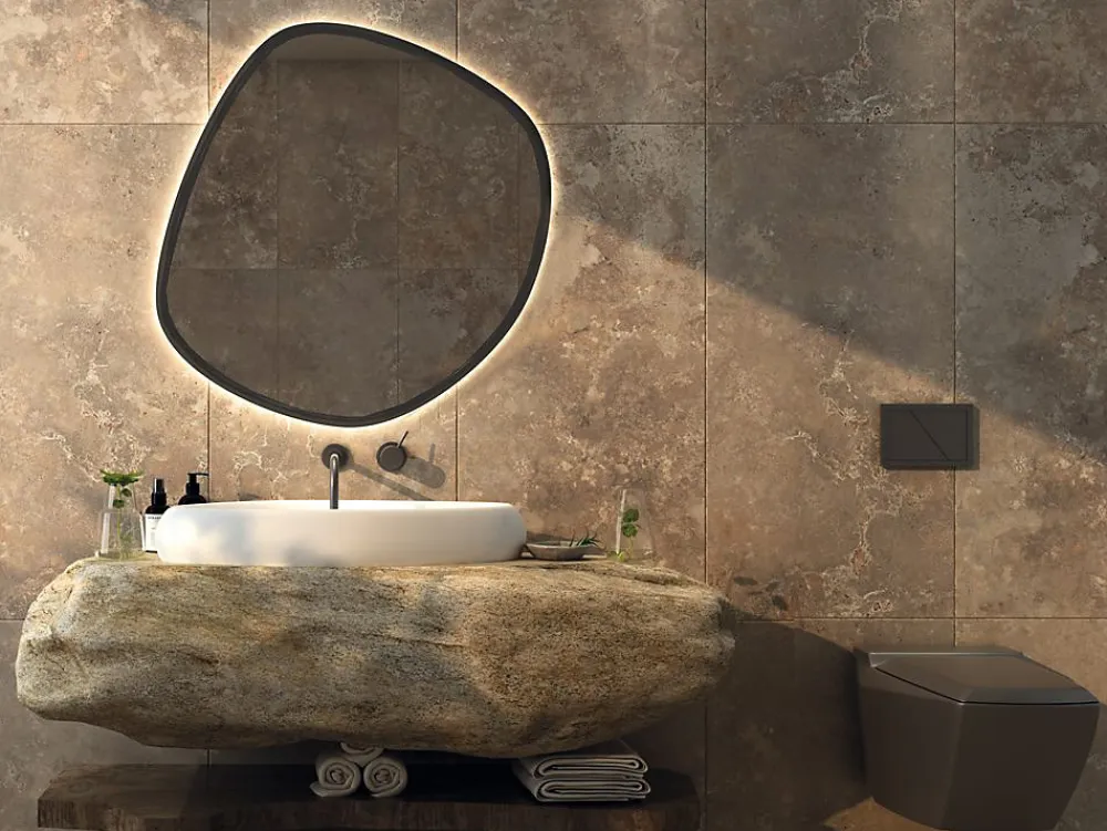 Limcaro Carrelage Sol Pour Pièce À Vivre|Carrelage Sol Effet Marbre<Carrelage sol / mur effet marbre beige CAFE TRAVERTINO l.60 x L.120 cm Semi-brillant