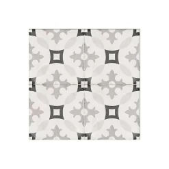 Aelle Carrelage Carrelage sol / mur effet ciment motif gris 20x20 cm ART NOUVEAU KARLSPLATZ GREY- Carrelage Sol Pour Cuisine|Carrelage Sol Effet Carreaux De Ciment