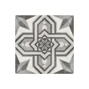 Aelle Carrelage Carrelage Sol Effet Carreaux De Ciment<Carrelage sol / mur effet ciment motif gris 20x20 cm ART NOUVEAU