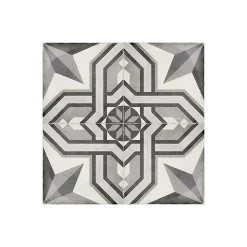 Aelle Carrelage Carrelage Sol Effet Carreaux De Ciment<Carrelage sol / mur effet ciment motif gris 20x20 cm ART NOUVEAU