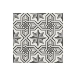 Aelle Carrelage Carrelage Sol Effet Carreaux De Ciment<Carrelage sol / mur effet ciment motif gris 20x20 cm ART NOUVEAU