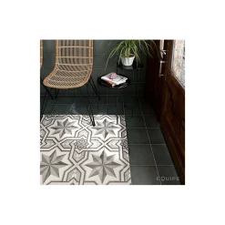 Aelle Carrelage Carrelage Sol Effet Carreaux De Ciment<Carrelage sol / mur effet ciment motif gris 20x20 cm ART NOUVEAU