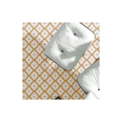 Aelle Carrelage Carrelage sol / mur effet ciment jaune 20x20 cm MAORI LADAKHI JAUNE- Carrelage Sol Effet Carreaux De Ciment|Carrelage Sol Pour Cuisine