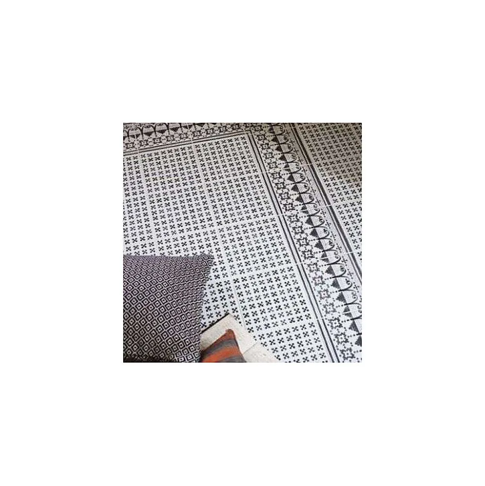 Aelle Carrelage Carrelage sol / mur effet ciment motif feutré 20x20 cm VODEVIL PAIX SOMBRA- Carrelage Sol Pour Cuisine