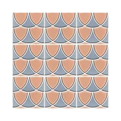 Eiffel art construction Carrelage Sol Pour Cuisine<Carrelage sol / mur effet ciment 20x20 cm CAPRICE DECO ISLAND COLOURS(vendu par boite de 1m2)