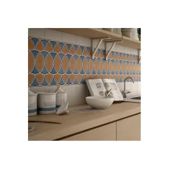 Eiffel art construction Carrelage Sol Pour Cuisine<Carrelage sol / mur effet ciment 20x20 cm CAPRICE DECO ISLAND COLOURS(vendu par boite de 1m2)