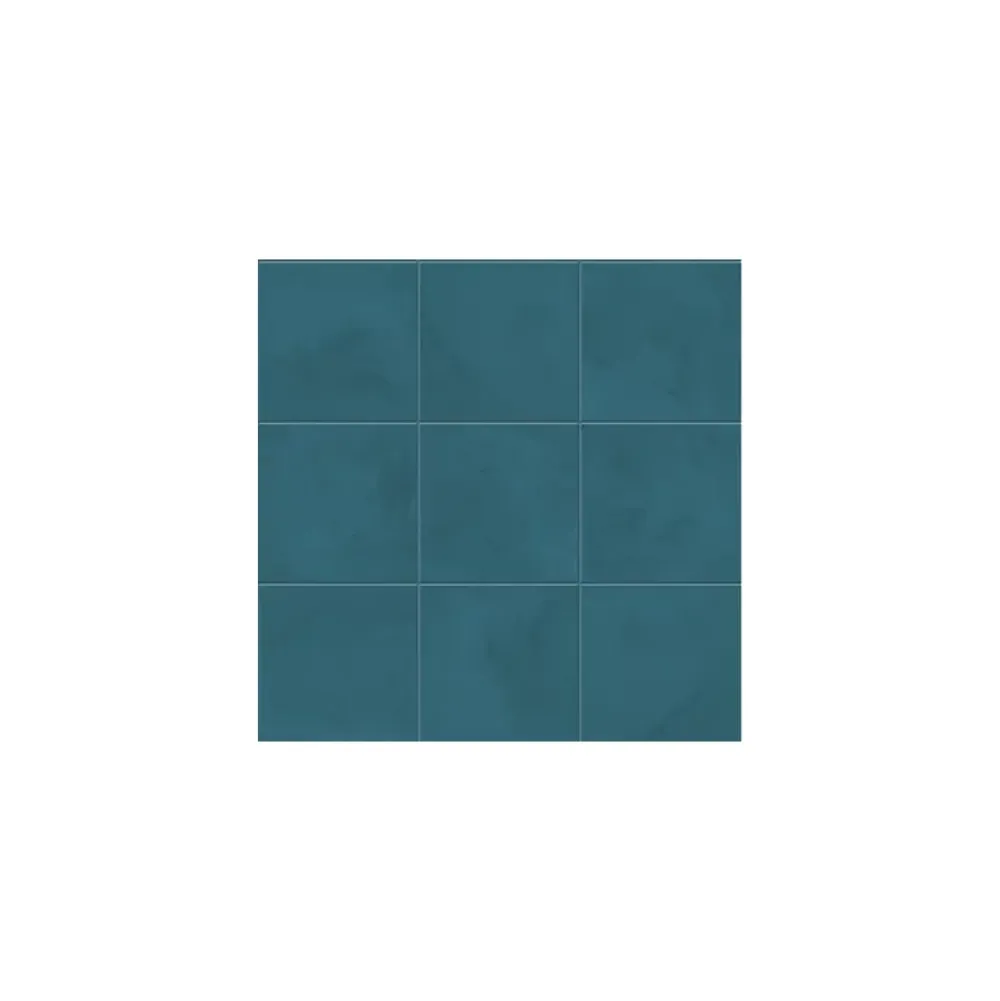 Aelle Carrelage Carrelage sol / mur effet ciment vieilli bleu 20x20 cm TERRA ART OCEANO 20x20 cm- Carrelage Sol Effet Carreaux De Ciment