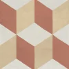 Aelle Carrelage Carrelage sol / mur effet ciment vieilli 20x20 cm TERRA ART CUBO T.C- Carrelage Sol Uni