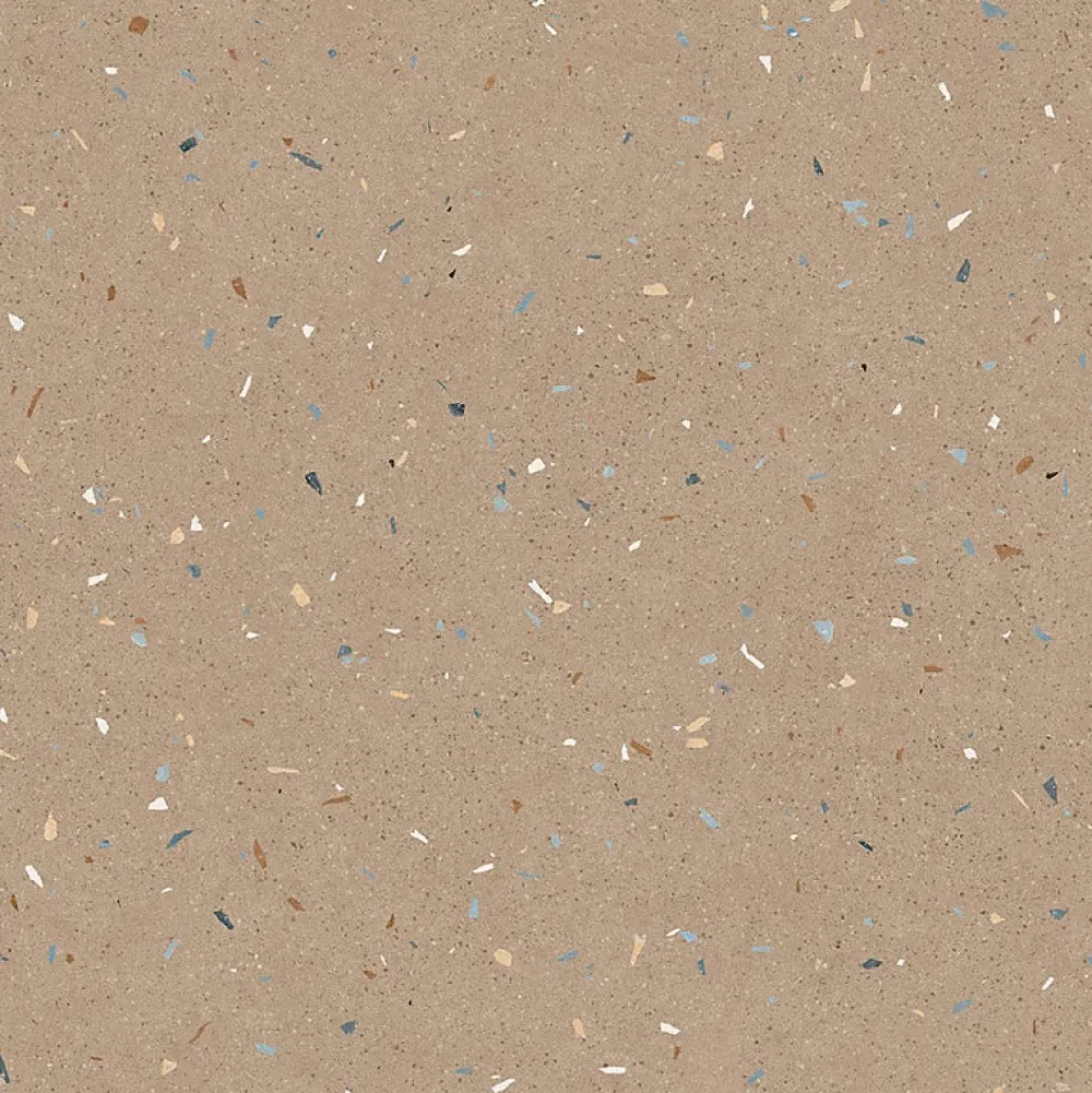 Eiffel art construction Carrelage Sol Effet Terrazzo<Carrelage sol / mur effet terrazzo 80x80 cm Croccante-R Nuez (vendu par boite de 1.28m2)