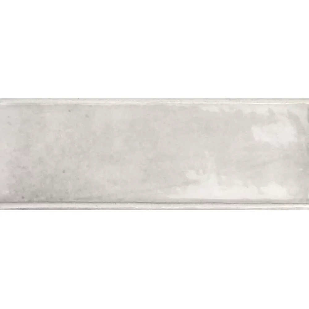 Aelle Carrelage Carrelage Sol Pour Wc<Carrelage sol / mur effet zellige bejmat marocain 5X15 cm gris brillant 5X15 cm COCO AMBER GREY WALL
