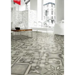 Aelle Carrelage Carrelage sol / mur effet béton patchwork motifs 30x30 cm RIBADEO GREDOS- Carrelage Sol Pour Cuisine|Carrelage Sol Effet Carreaux De Ciment